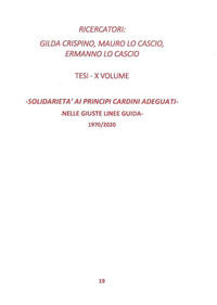 9791259690005 - Solidarietà ai principi cardini adeguati. Nelle giuste linee guida 1970-2020