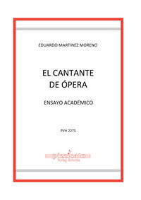 9791280334961 - El cantante de ópera. Ensayo académico