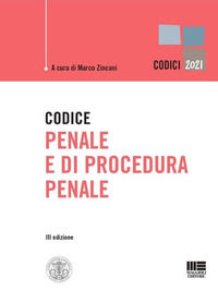 9791280468024 - Codice penale e di procedura penale