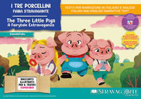 9791281647084 - I tre porcellini. Fiaba stravagante. Storia kamishibai. Ediz. italiana e inglese. Con burattini da ritagliare. Con flash